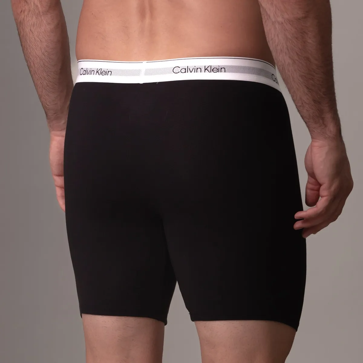 CALVIN KLEIN - Pack negro de 3 boxer brief long - modern air Calvin Klein