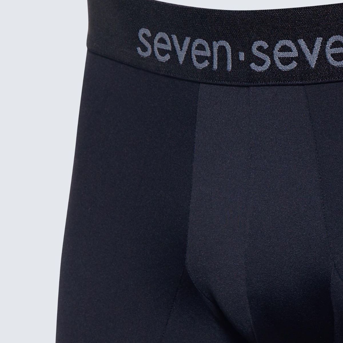 SEVEN SEVEN - Pack X 3 Bóxer En Microfibra X3 Para Hombre Negro Seven Seven