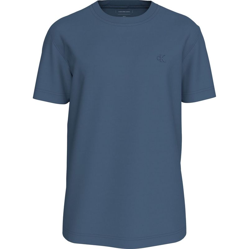 CALVIN KLEIN - Camiseta azul con logotipo en la espalda Calvin Klein