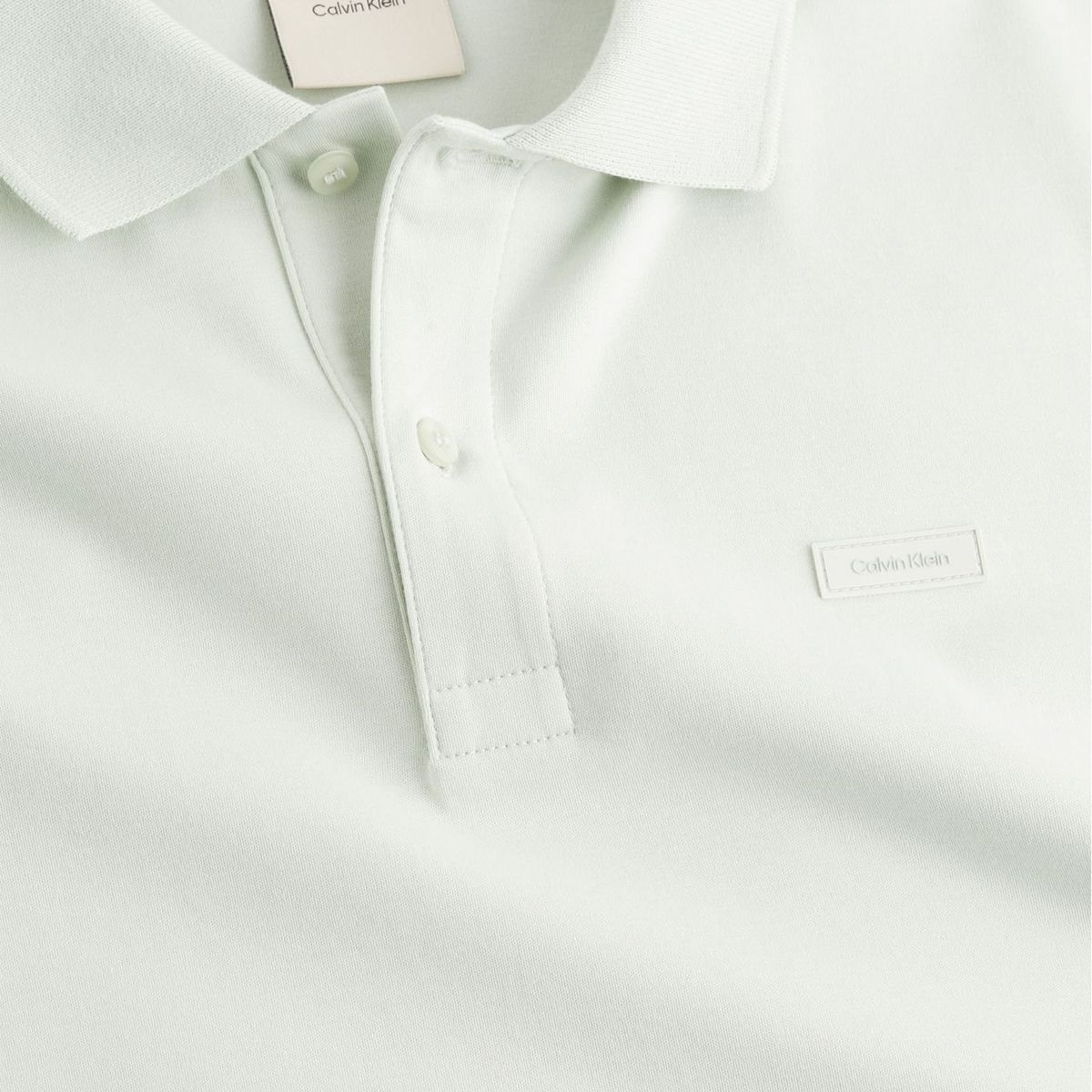 CALVIN KLEIN - Polo Verde Slim De Algodón Para Hombre Calvin Klein