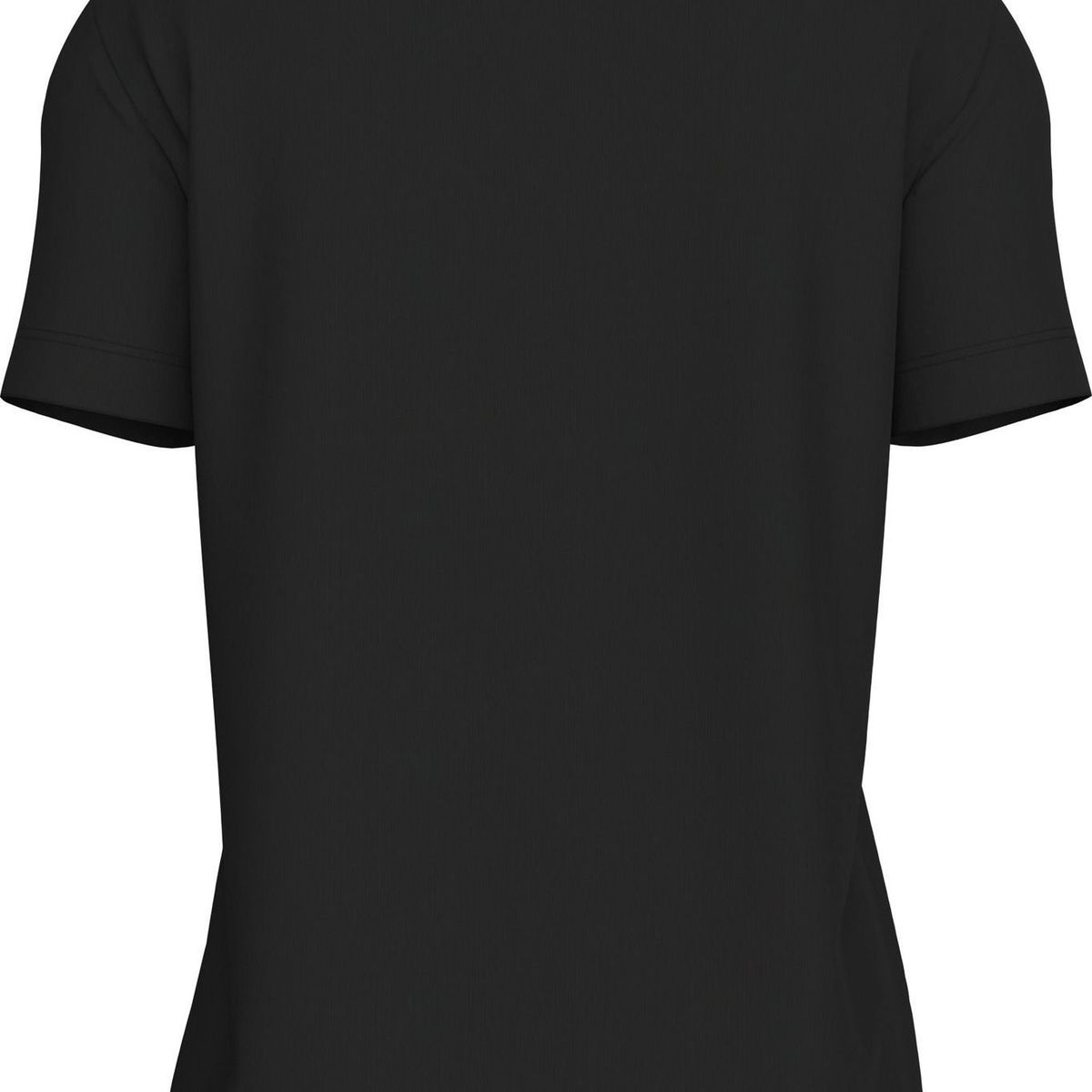 CALVIN KLEIN - Camiseta negra con logo bordado Calvin Klein