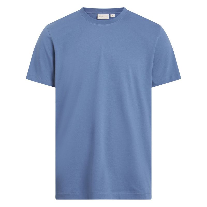 CALVIN KLEIN - Camiseta azul con logo en la cinta Calvin Klein