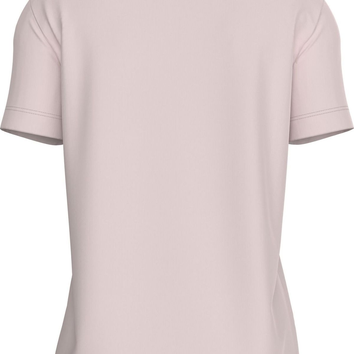 CALVIN KLEIN - Camiseta rosada con logo bordado Calvin Klein