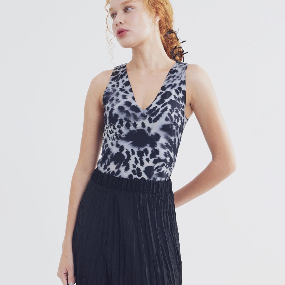 SEVEN SEVEN - Camiseta Para Mujer Manga Sisa Color Negro Marca Seven Seven #28095893