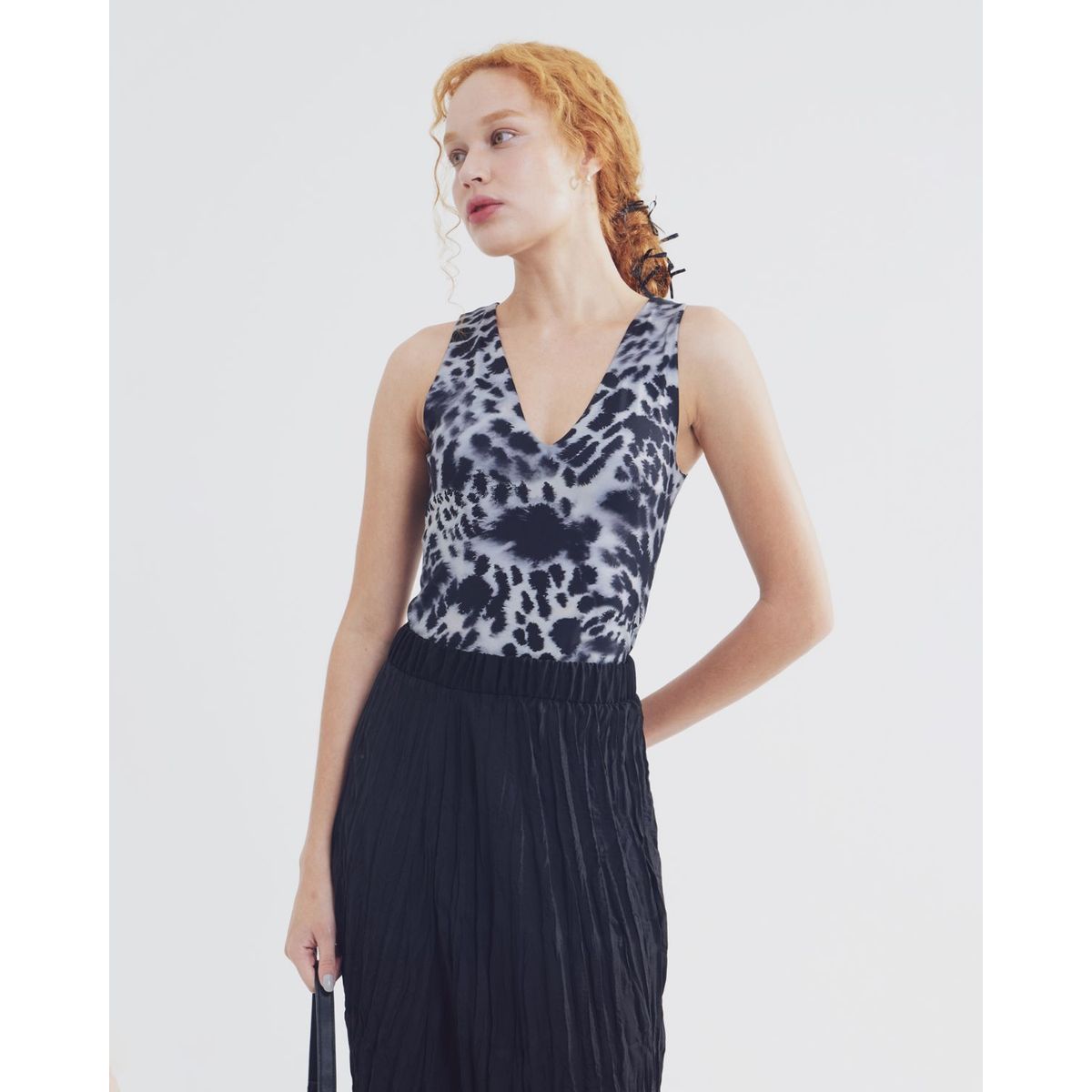 SEVEN SEVEN - Camiseta Para Mujer Manga Sisa Color Negro Marca Seven Seven #28095893