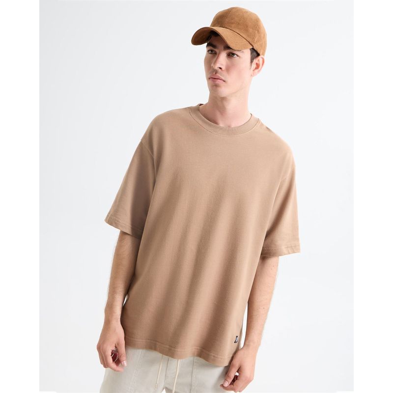 SEVEN SEVEN - Camiseta Para Hombre Manga Corta Cuello Redondo Color Cafe Claro Marca Seven Seven #45092669