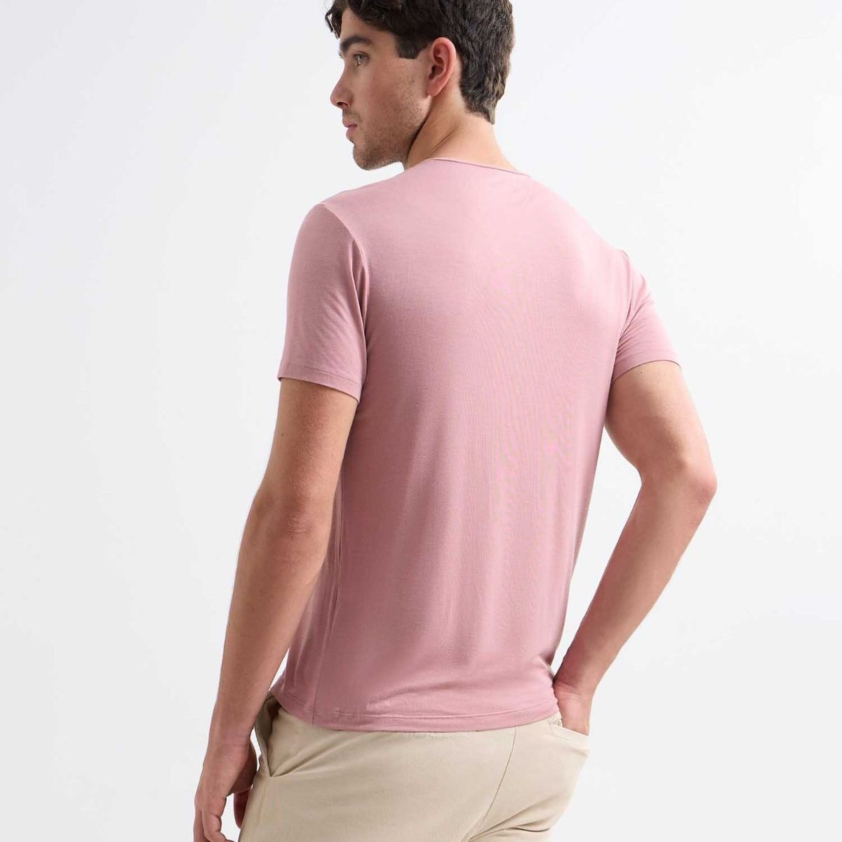 SEVEN SEVEN - Camiseta Para Hombre Manga Corta Color Rosa  Marca Seven Seven #45092640