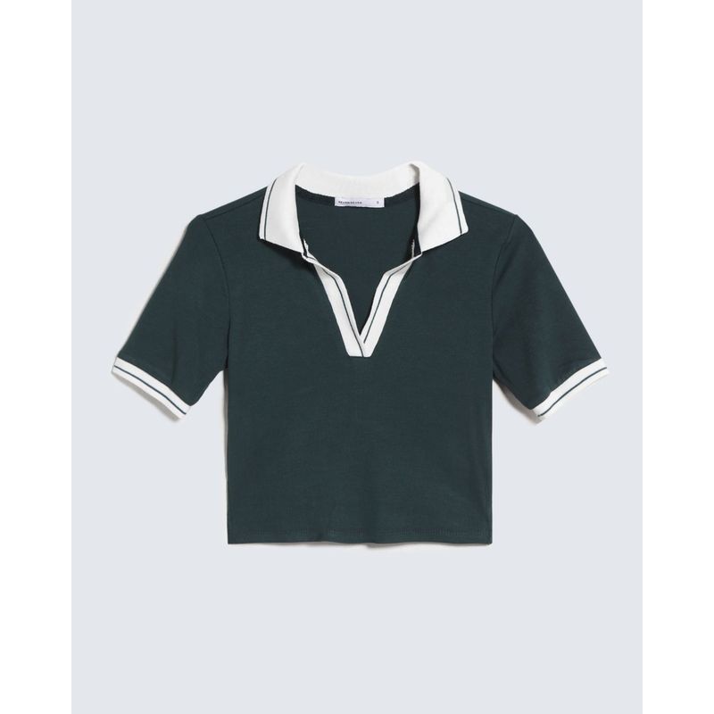 SEVEN SEVEN - Camiseta Para Mujer Manga Corta Color Verde Oscuro Marca Seven Seven #28096155