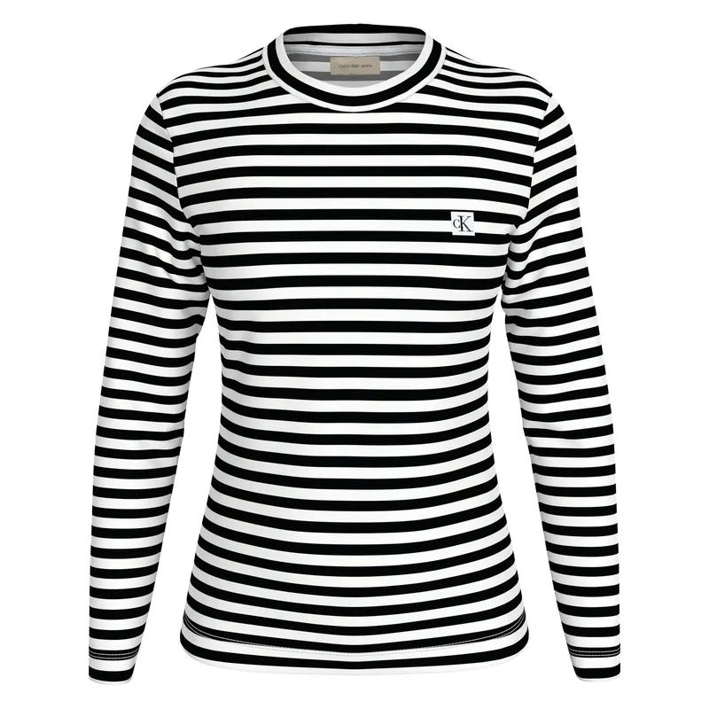 CALVIN KLEIN - Camiseta multicolor regular manga larga Calvin Klein