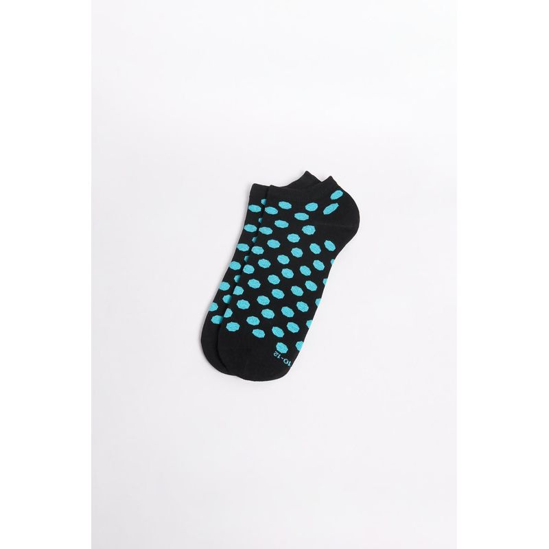 KOAJ - KOAJ Medias unicolores tobilleras con diseños de puntos HOMBRE