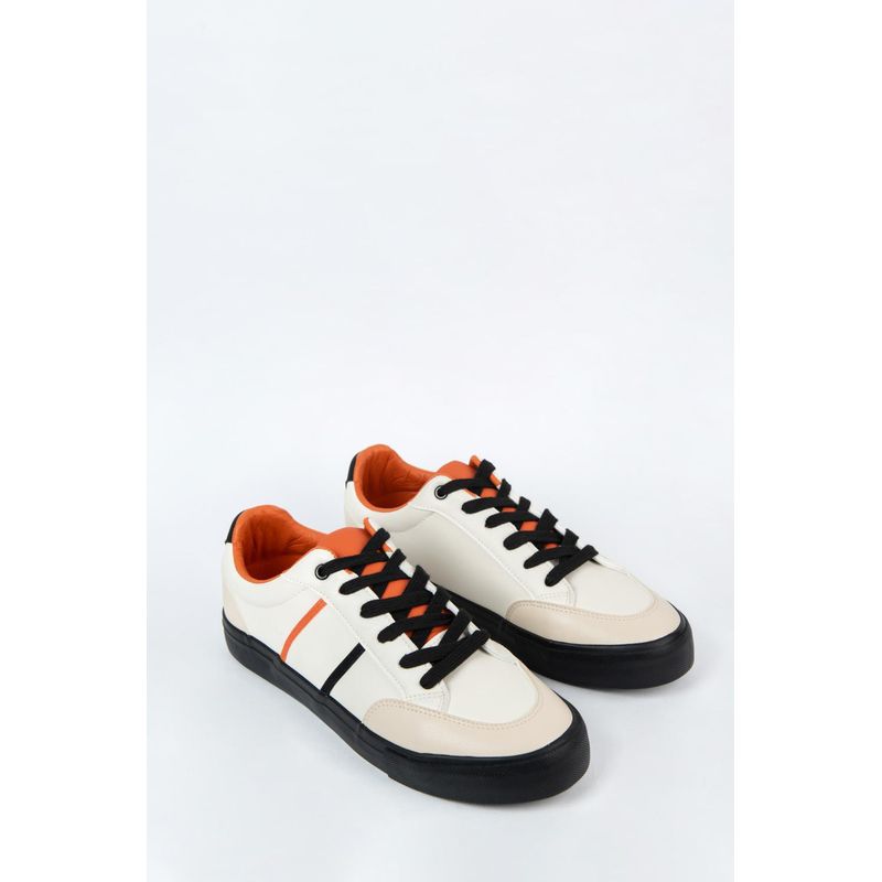 KOAJ - KOAJ Tenis unicolores planos con ojaletes metálicos y contrast HOMBRE