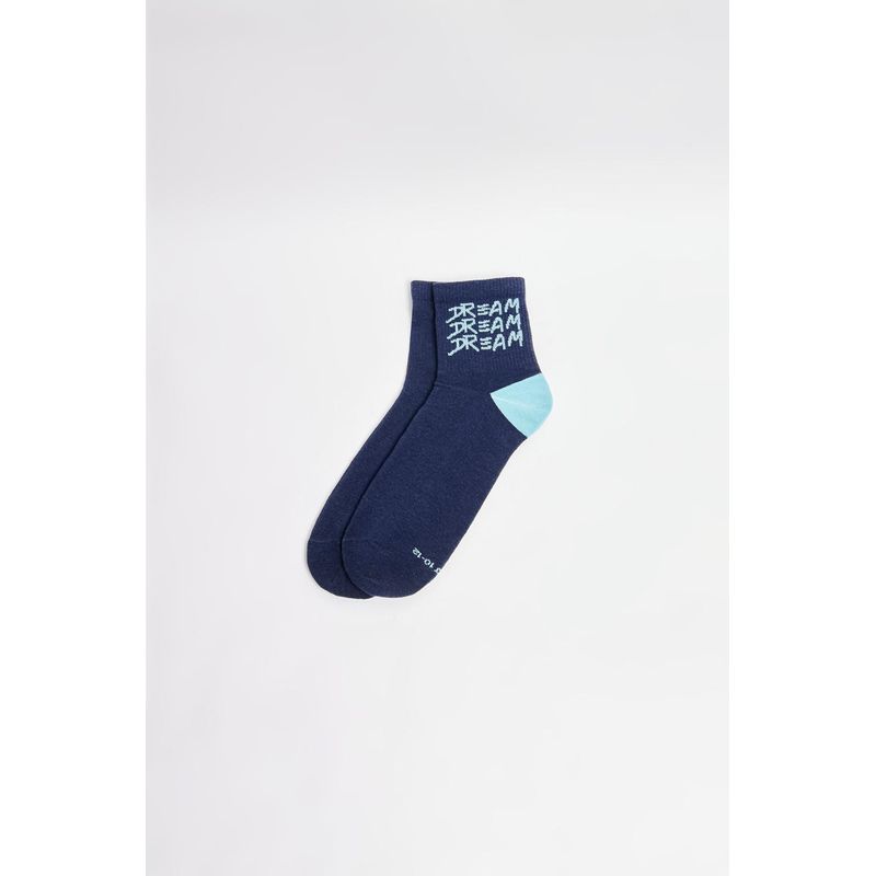 KOAJ - KOAJ Media urbana corta, con diseño en costado en jacquard, HOMBRE