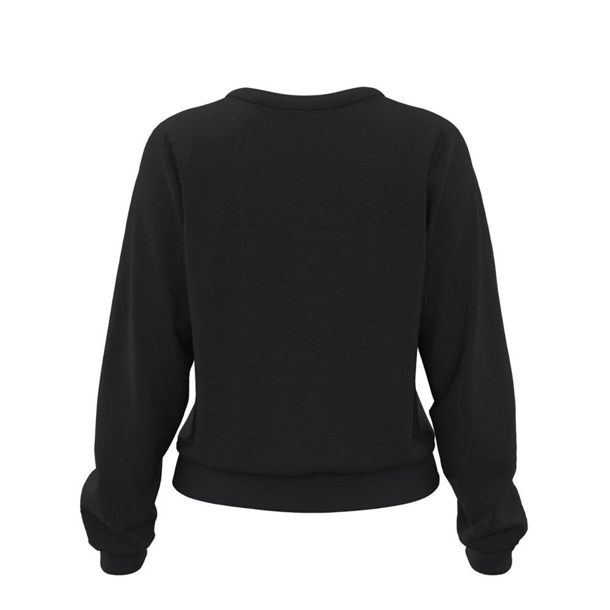 KOAJ - KOAJ Buzo unicolor con cuello redondo y diseÃ±o de NASA MUJER