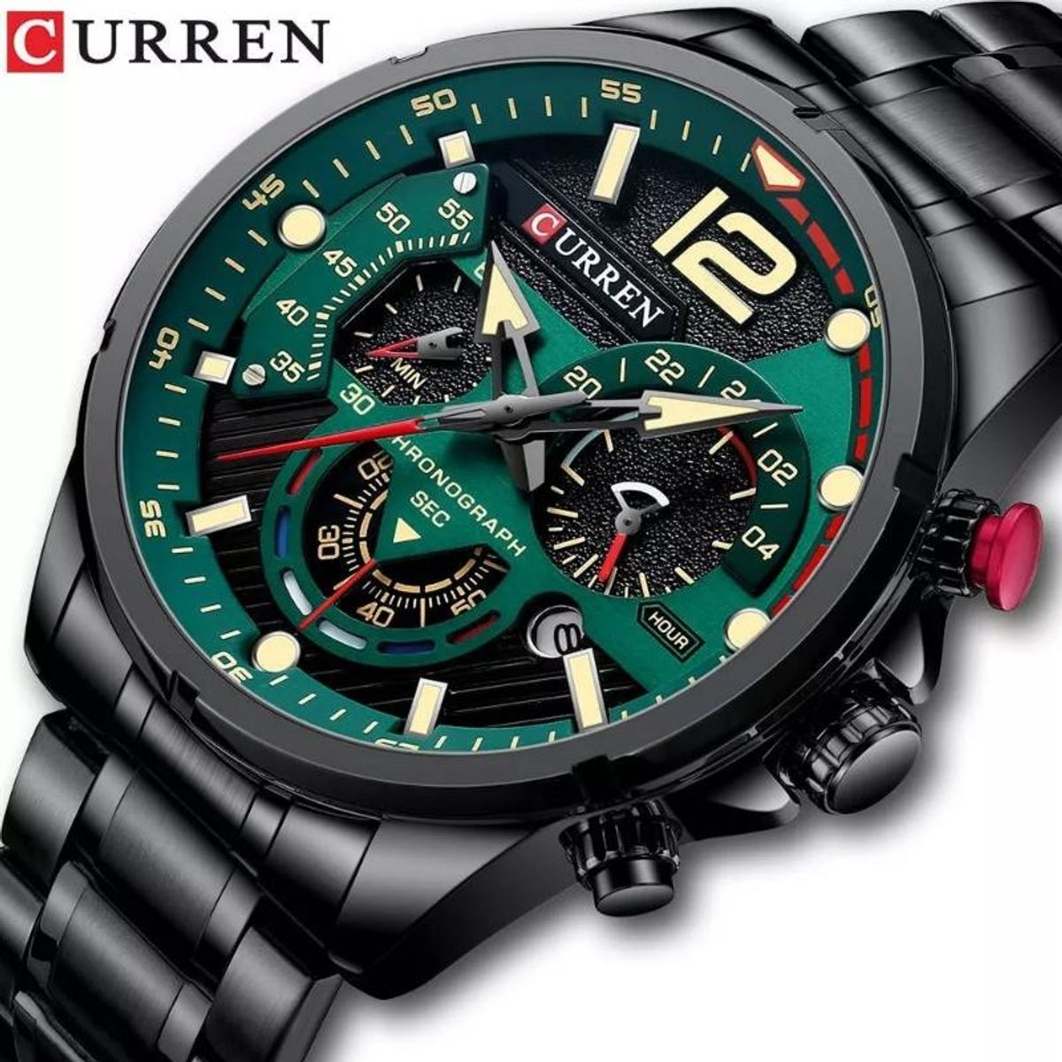 CURREN - Reloj De Lujo Para Hombre Elegante Curren 8395