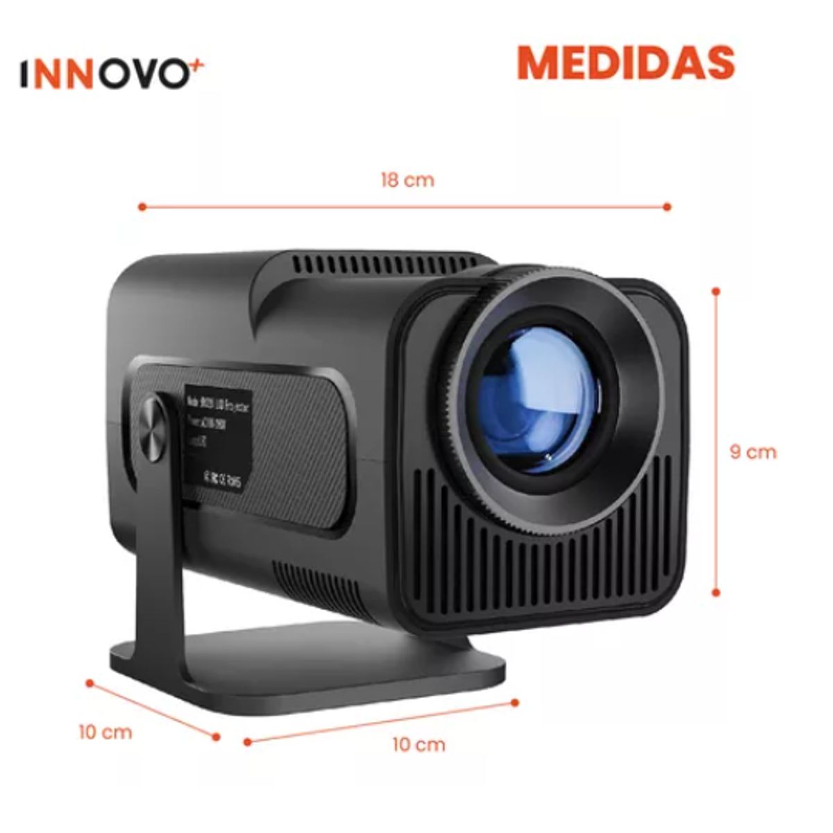 INNOVA - Mini Proyector Hy320 Mini Pro 4k Wifi Bluetooth Android 11