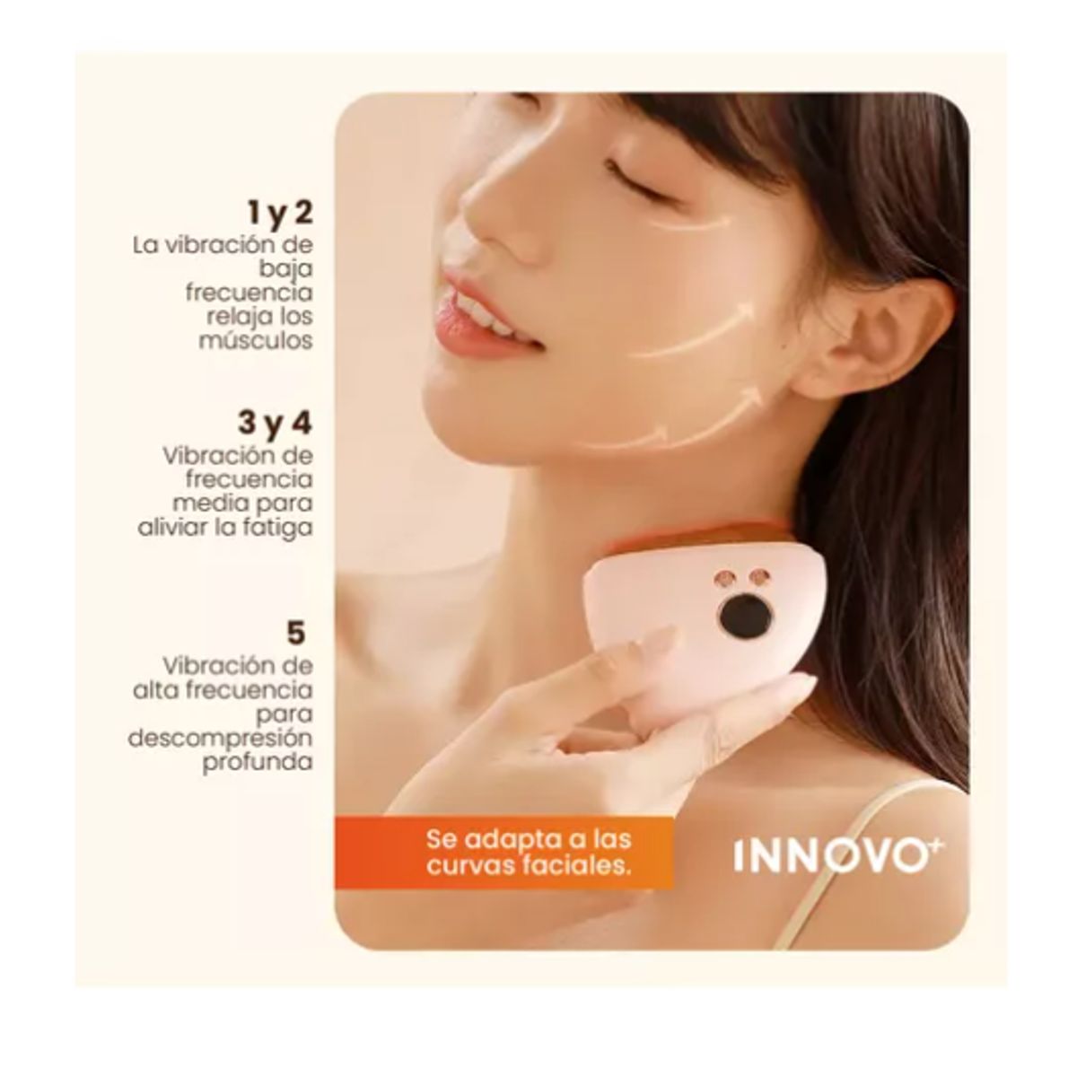 INNOVA - Masajeador Facial Yoga Magnífica Belleza Reafirma Piel Jade