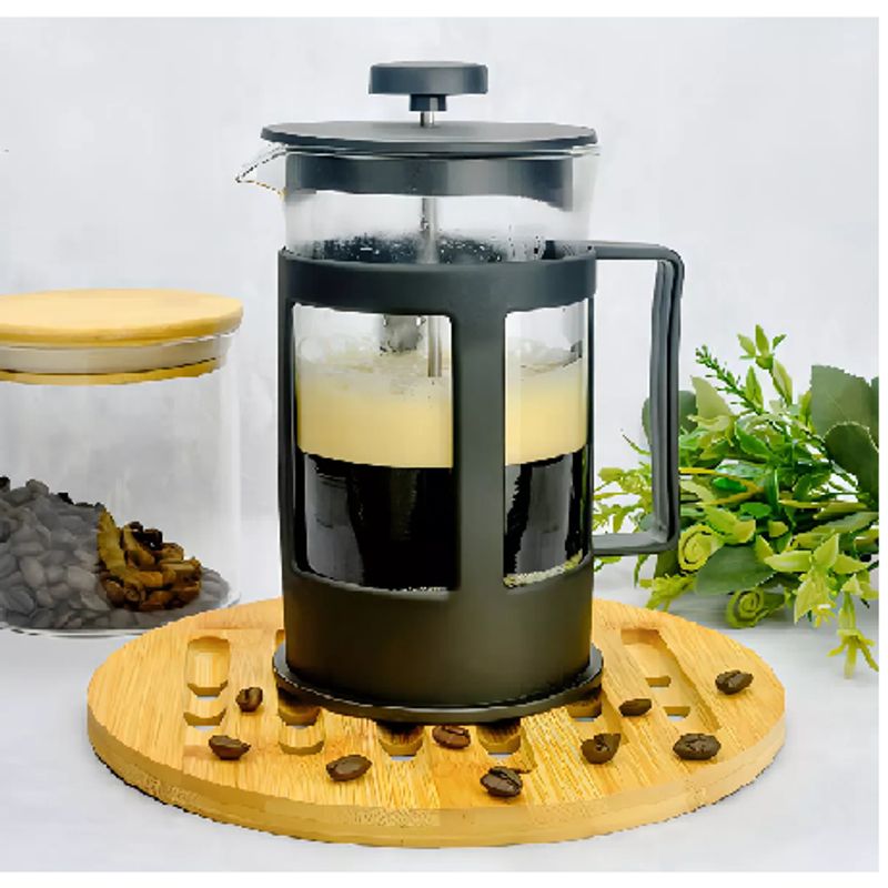GENERICO - Cafetera de prensa francesa de vidrio borosilicato