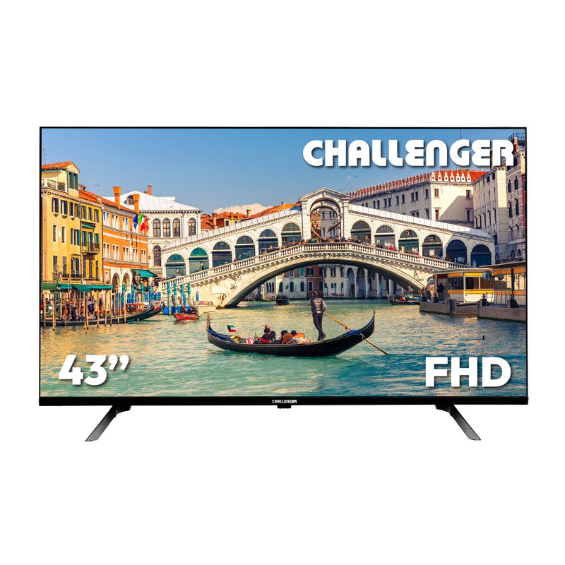 CHALLENGER - Televisor 43 Pulgadas Google TV Challenger