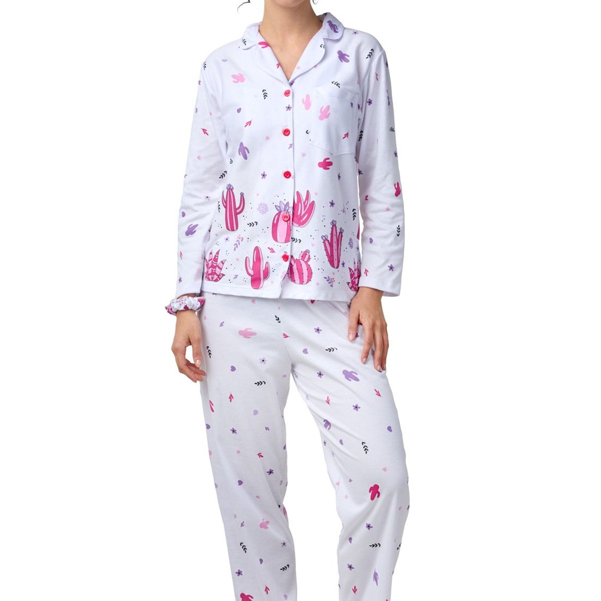 SANTANA - Pijama Mujer Lucia Azul Zafiro