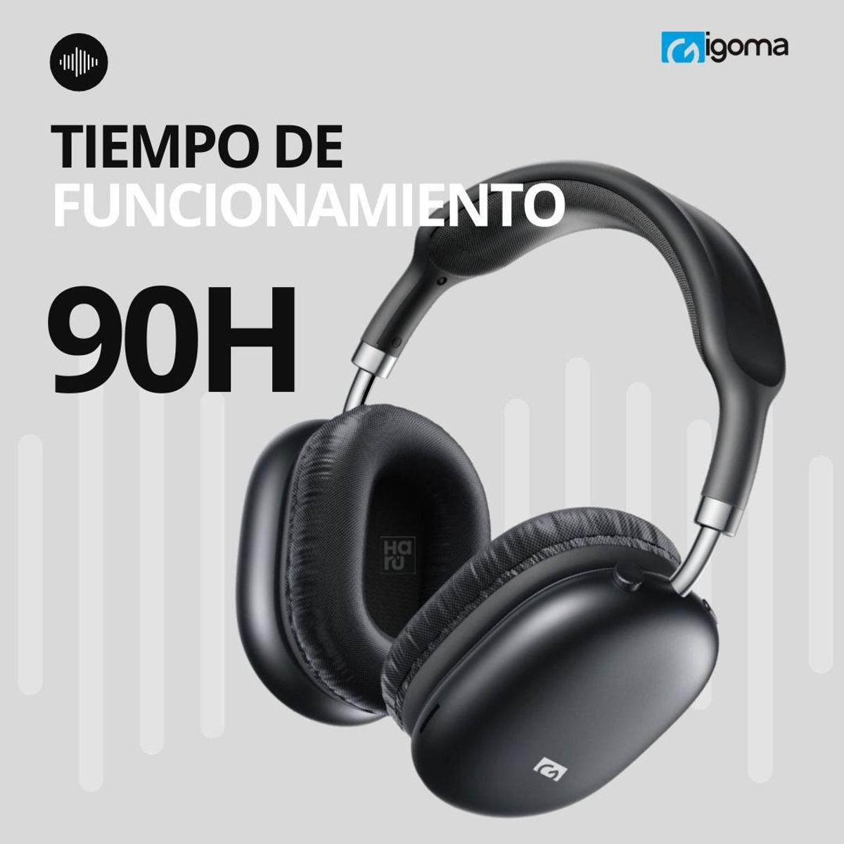 IGOMA - Audifonos Diadema I-GOMA EarPods Pro - Negros