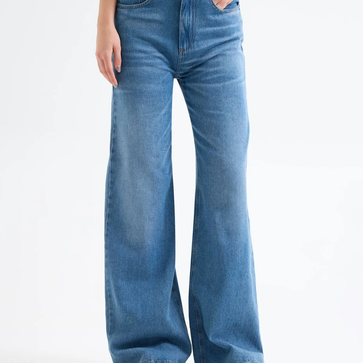 SEVEN SEVEN - Jean Para Mujer Wide-Leg Color Azul Medio Marca Seven Seven #28160932