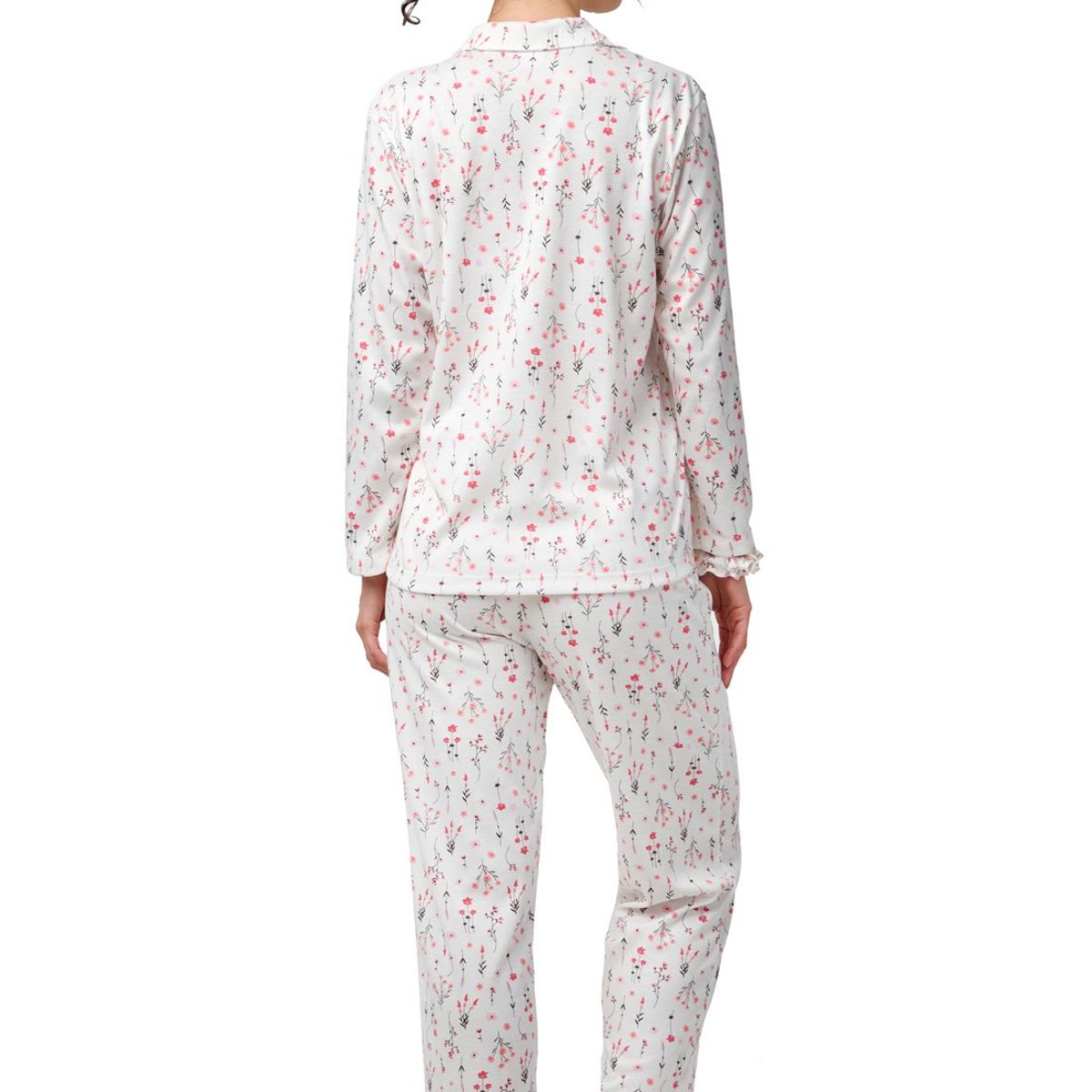 SANTANA - Pijama Mujer Lucia Rojo Medio