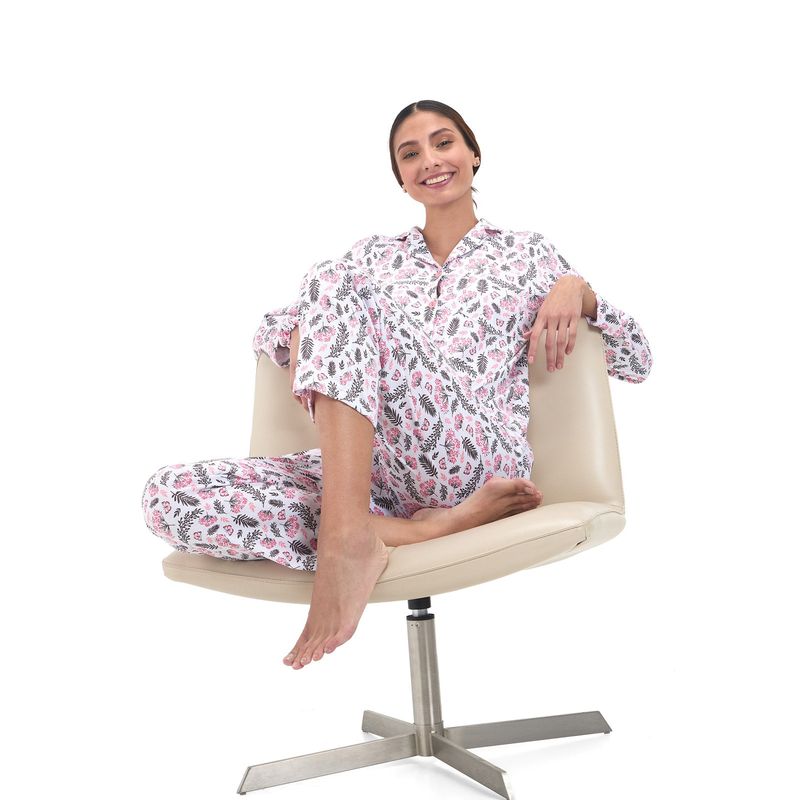 SANTANA - Pijama Mujer Lucia Cinnamon