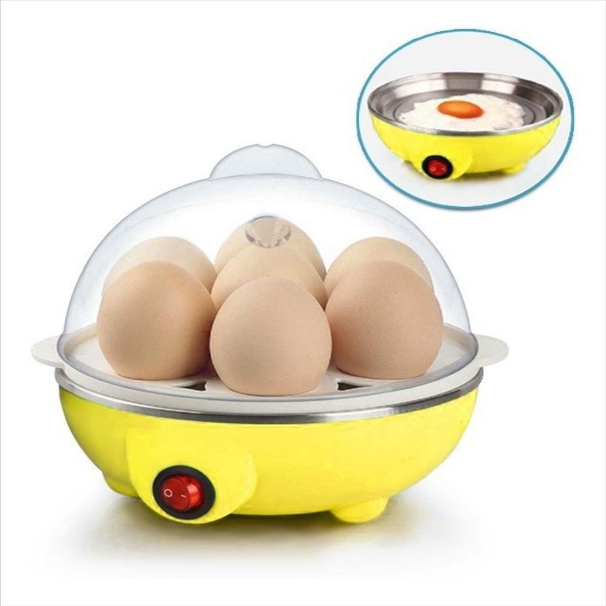 SKY - Hervidor de huevos gallina olla electrica para cocinar huevos