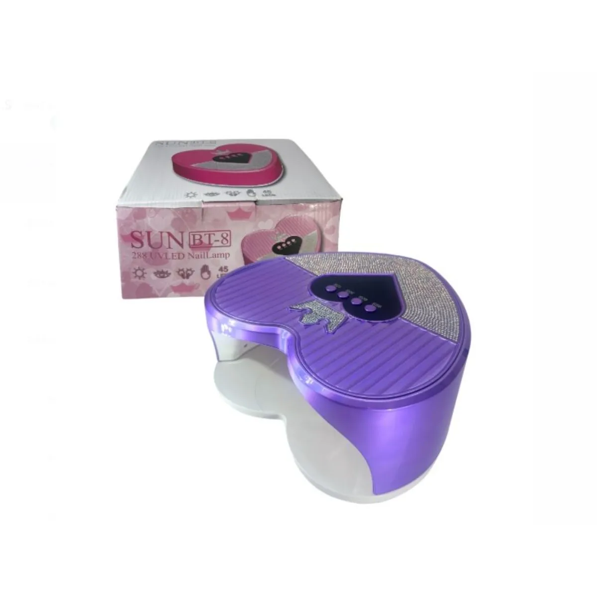 ZHOPI CO - Lampara De Uñas Gel Led/ UV 288 W