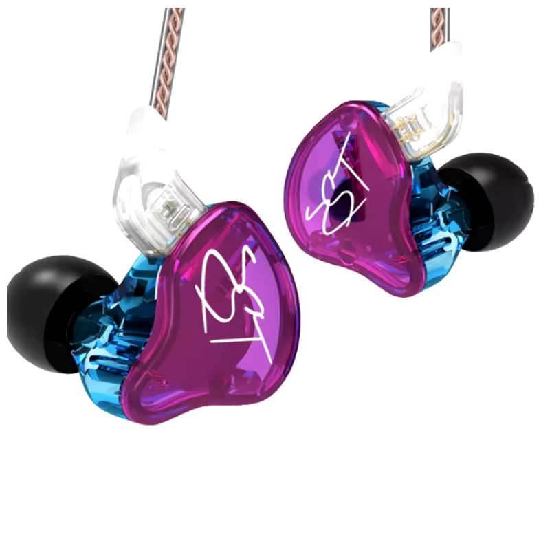 KZ - Audifonos Kz Zst Pro In-ear Canc Ruido Morados sin microfono