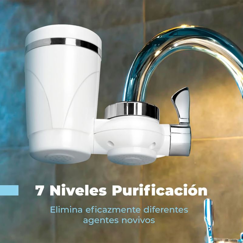 GENERICO - Filtro Purificador De Agua Para Llave De Grifo
