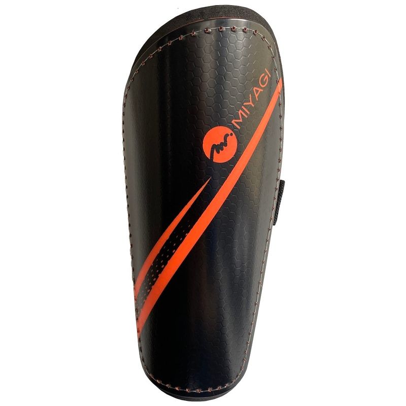 MIYAGI - Canillera Futbol Miyagi Para Adulto Mspg0305 NegroNaranja