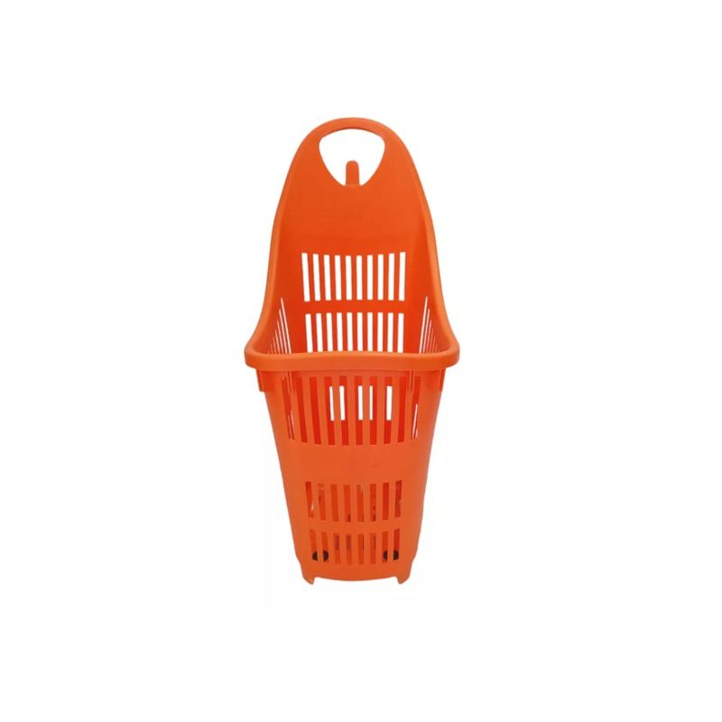 GENERICO - CANASTA CON RUEDAS - CARRITO PLASTICO - CESTA CON RUEDAS