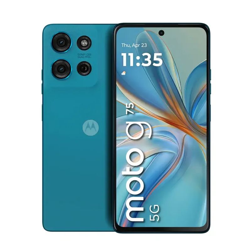 MOTOROLA - Celular Motorola G75 RAM 8 GB 256 GB azul aqua