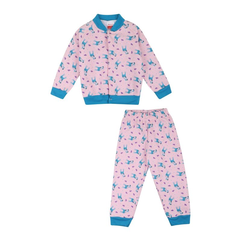 SANTANA - Pijama Térmica Niña Morado