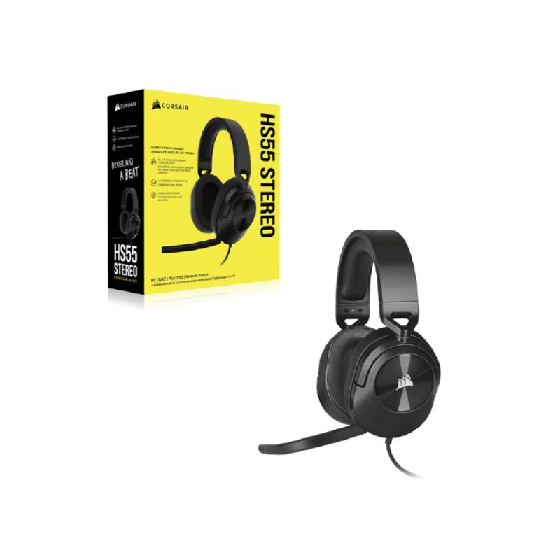 CORSAIR - Diadema Corsair Hs55 Estéreo Negro