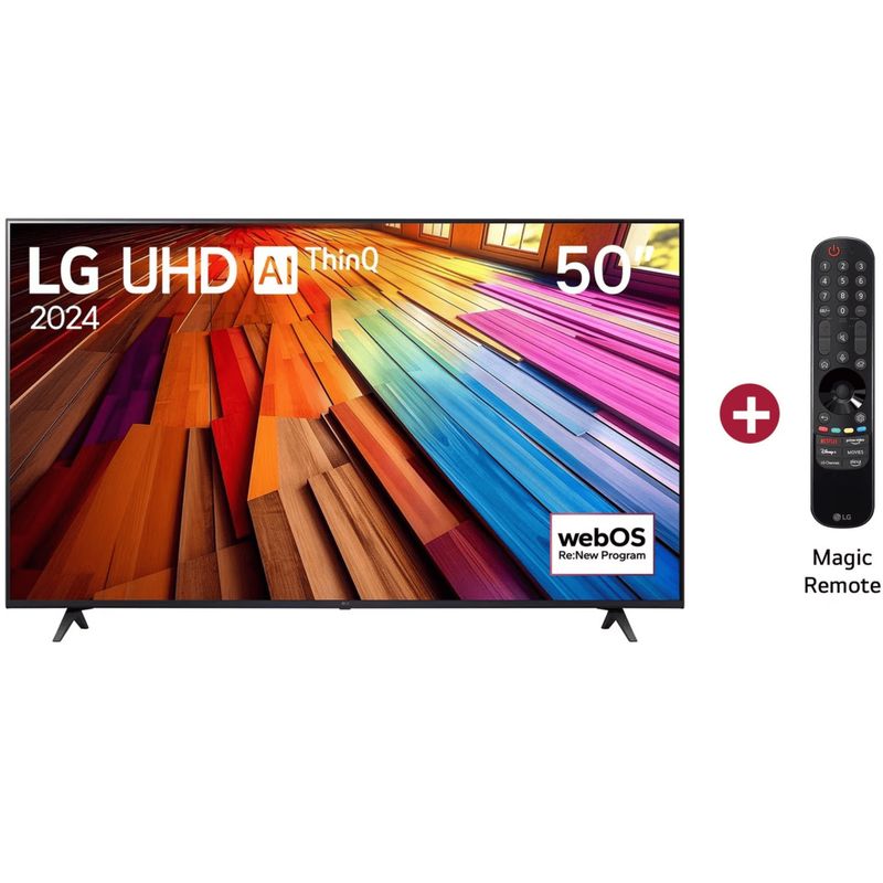 LG - Televisor LG 50" Pulgadas  50UT 4K UHD LED Smart TV
