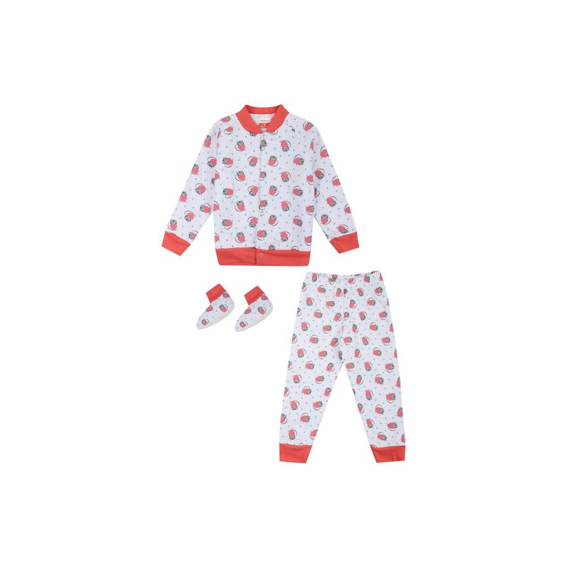 SANTANA - Pijama Térmica Niña Coral