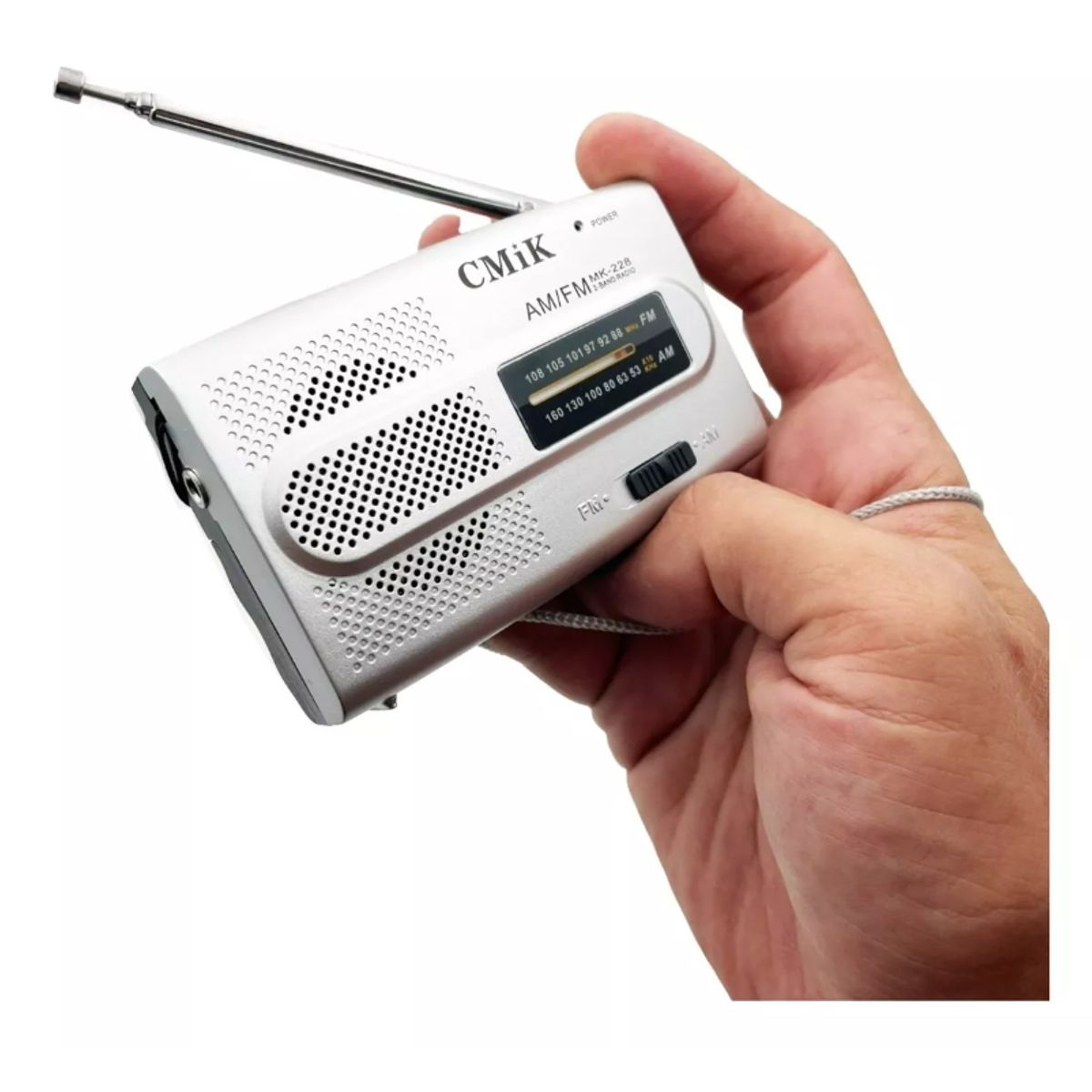 SHEN HUANG - Radio Portatil Multibanda De Mano Bolsillo Análoga Fm Am