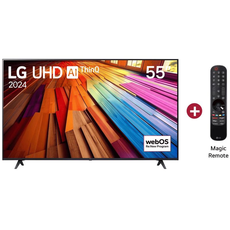 LG - Televisor  LG 55" Pulgadas 55UT8050PSB 4KUHD LED Smart TV