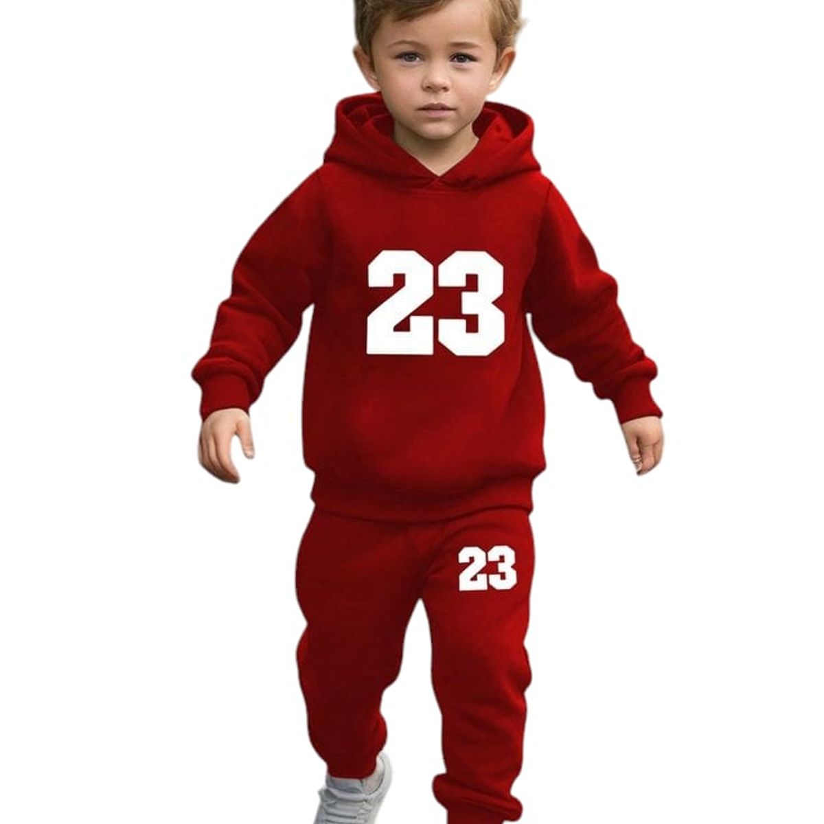 URBAN PLUS - conjunto niño buzo y pantalon vinotinto sudadera 23