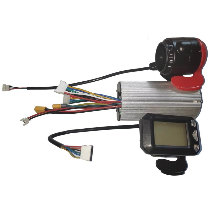 GENERICO - Mini Controlador 36v 350w Con Display Acelerador Y Freno