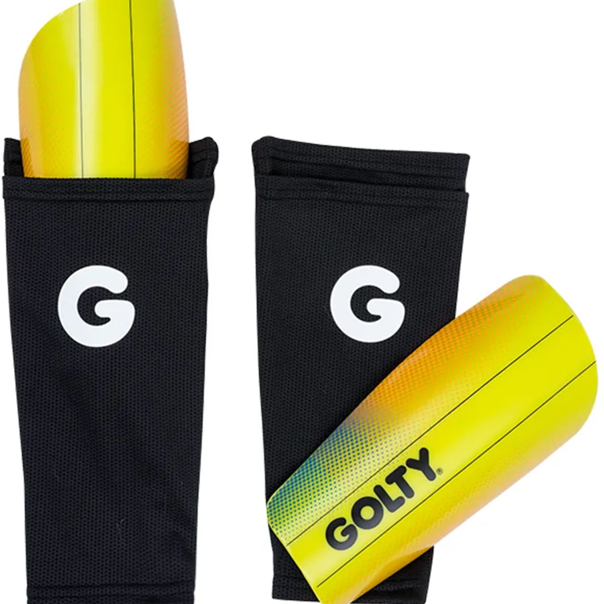 GOLTY - Canillera Golty Competi Shin Guard Media Protectora Amarillo