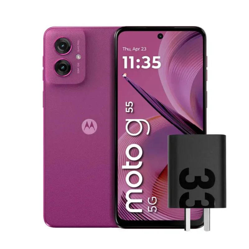 MOTOROLA - Celular Motorola G55 256GB Rosado