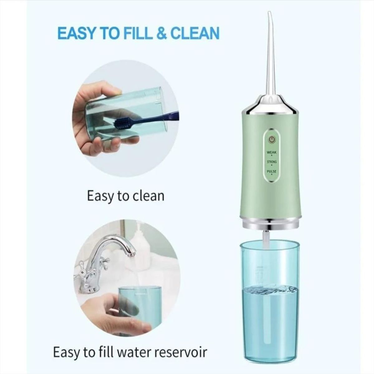 SKY - Irrigador Oral ORIGINAL Sky Limpieza Dental Profunda Recargable