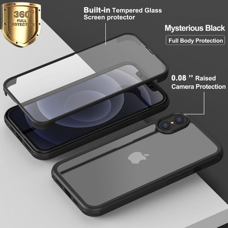 GENERICO - Estuche Protector Case Funda Full 360 Para Iphone XS MAX