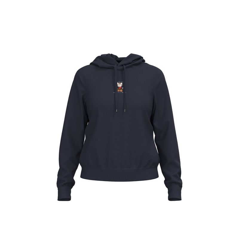 KOAJ - KOAJ Buzo unicolor con capota para mujer, elaborado en suave t MUJER