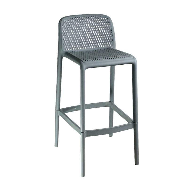 GENERICO - SILLA LECCO PARA BARRA 2 ALTURAS Color Gris