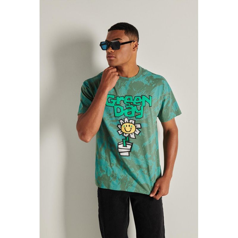 KOAJ - KOAJ Camiseta manga corta con estampado de Green Day HOMBRE