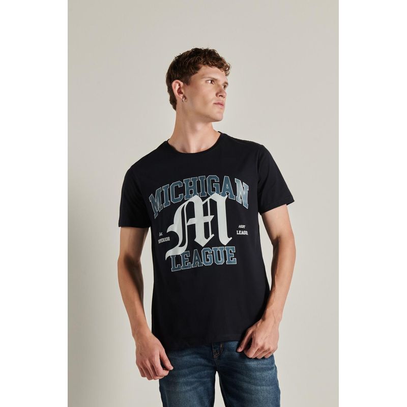 KOAJ - KOAJ Camiseta cuello redondo para hombre en tono unicolor, e Hombre